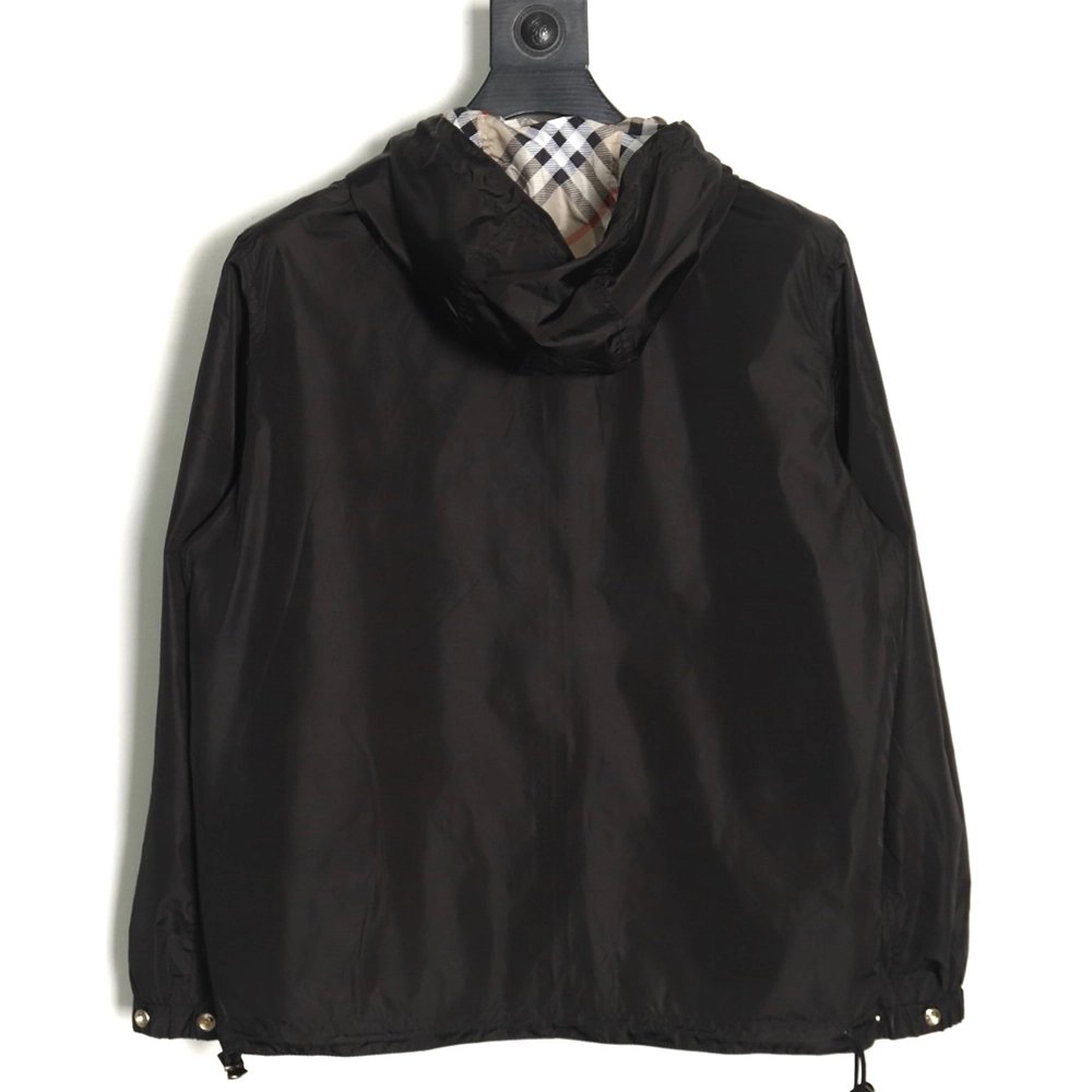 Burberry Check Warhorse Double Face Jacket TSK2,Burberry Jacket,Jacket,APPAREL