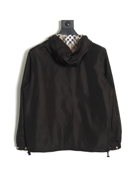 Burberry Check Warhorse Double Face Jacket TSK2,Burberry Jacket,Jacket,APPAREL