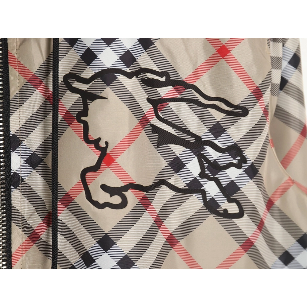 Burberry Check Warhorse Double Face Jacket TSK2,Burberry Jacket,Jacket,APPAREL