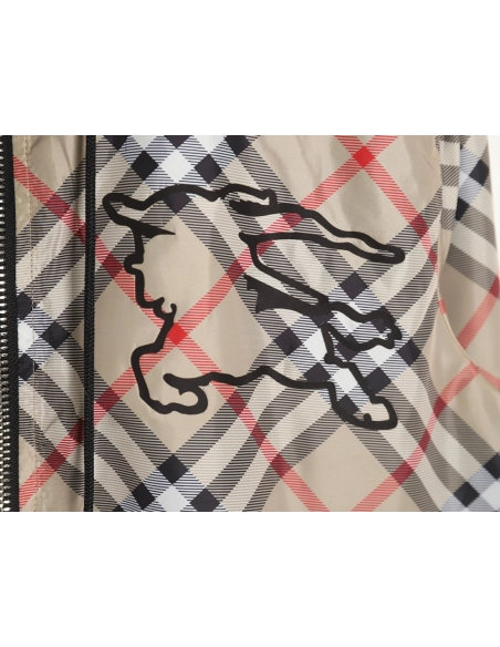 Burberry Check Warhorse Double Face Jacket TSK2,Burberry Jacket,Jacket,APPAREL