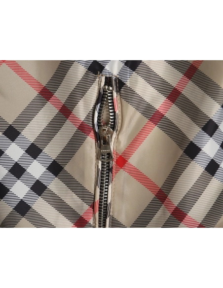 Burberry Check Warhorse Double Face Jacket TSK2,Burberry Jacket,Jacket,APPAREL