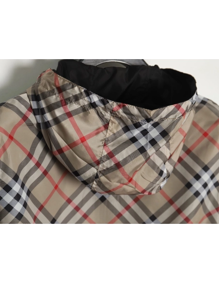 Burberry Check Warhorse Double Face Jacket TSK2,Burberry Jacket,Jacket,APPAREL