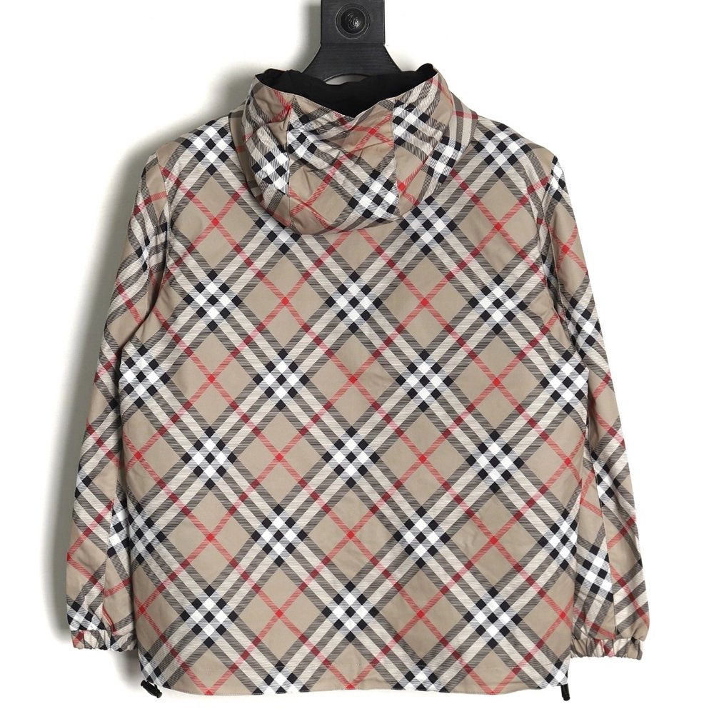 Burberry Check Warhorse Double Face Jacket TSK1,Burberry Jacket,Jacket,APPAREL