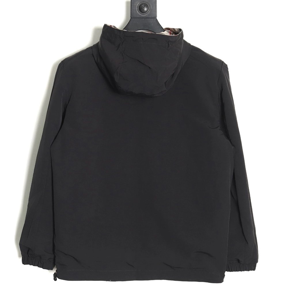 Burberry Check Warhorse Double Face Jacket TSK1,Burberry Jacket,Jacket,APPAREL