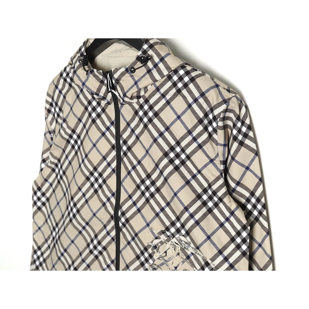 Burberry Check Warhorse Double Face Jacket,Burberry Jacket,Jacket,APPAREL