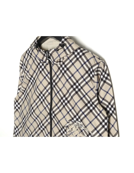 Burberry Check Warhorse Double Face Jacket,Burberry Jacket,Jacket,APPAREL