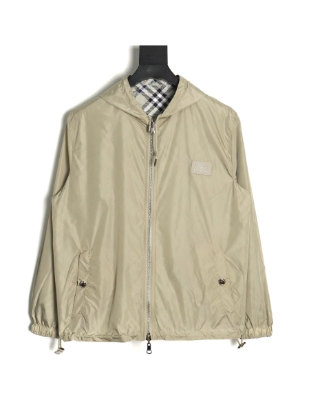 Burberry Check Double Face Jacket,Burberry Jacket,Jacket,APPAREL