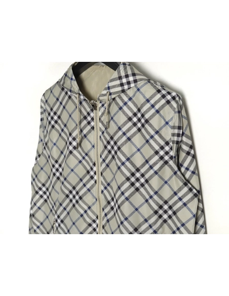 Burberry Check Double Face Jacket,Burberry Jacket,Jacket,APPAREL