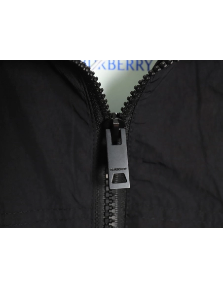 Burberry checked jacket with chest logo lining,Burberry Jacket,Jacket,APPAREL