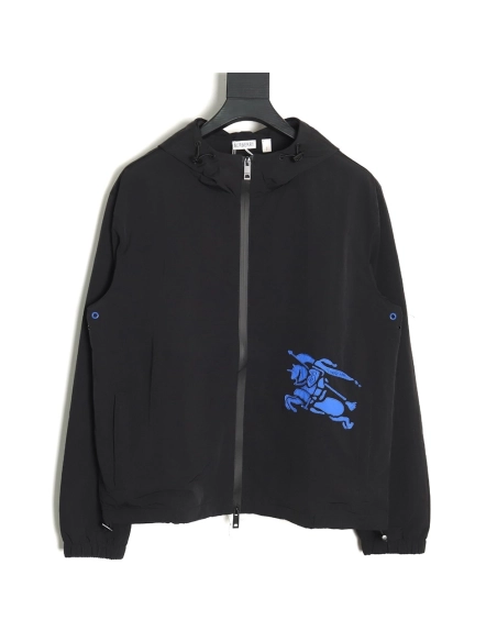 Burberry Woven Horse ZipUp Jacket TSK2,Burberry Jacket,Jacket,APPAREL