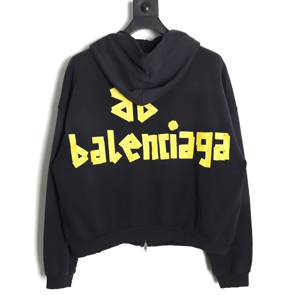 Balenciaga 24SS tape zipper jacket,Balenciaga Jacket,Jacket,APPAREL