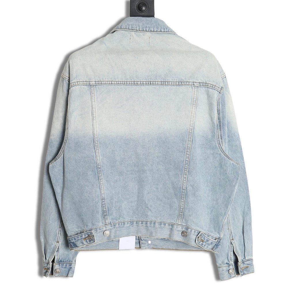 Balenciaga 24SS cardboard label denim jacket,Balenciaga Jacket,Jacket,APPAREL