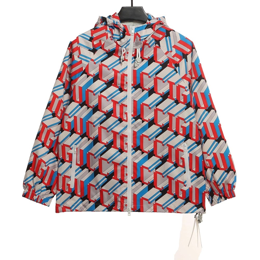 Gucci 3D letter print jacket,Gucci Jacket,Jacket,APPAREL