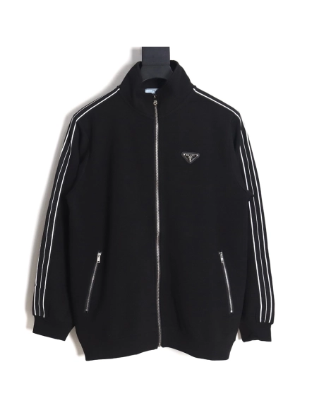 Prada 23Fw triangle logo side webbing suit jacket,Prada Jacket,Jacket,APPAREL