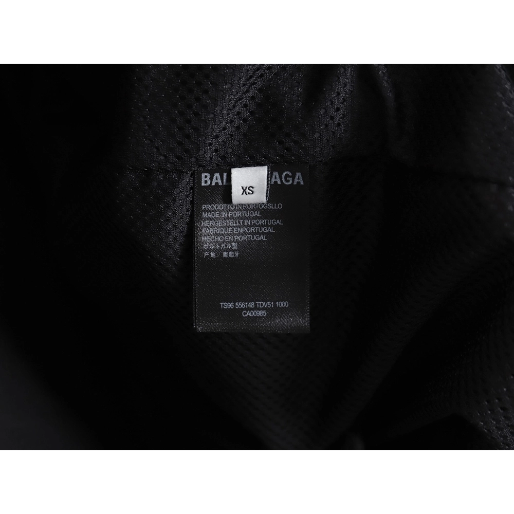 Balenciaga 23FW doublelayer stitching embroidered letter jacket,Balenciaga Jacket,Jacket,APPAREL