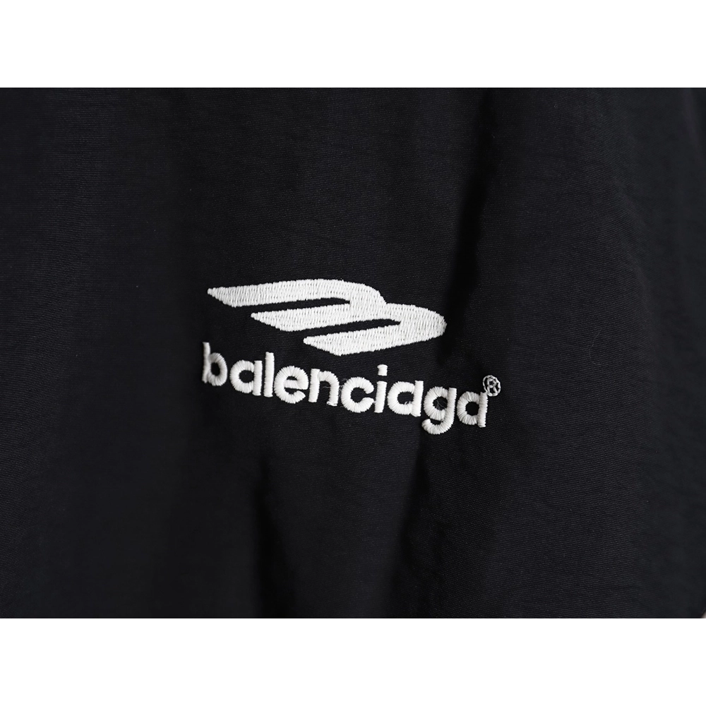 Balenciaga 23FW doublelayer stitching embroidered letter jacket,Balenciaga Jacket,Jacket,APPAREL