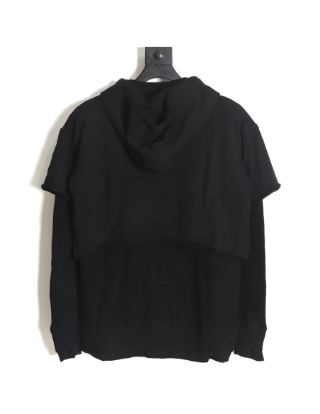 Givenchy heavytech knitted sweater patchwork jacket,Givenchy Jacket,Jacket,APPAREL