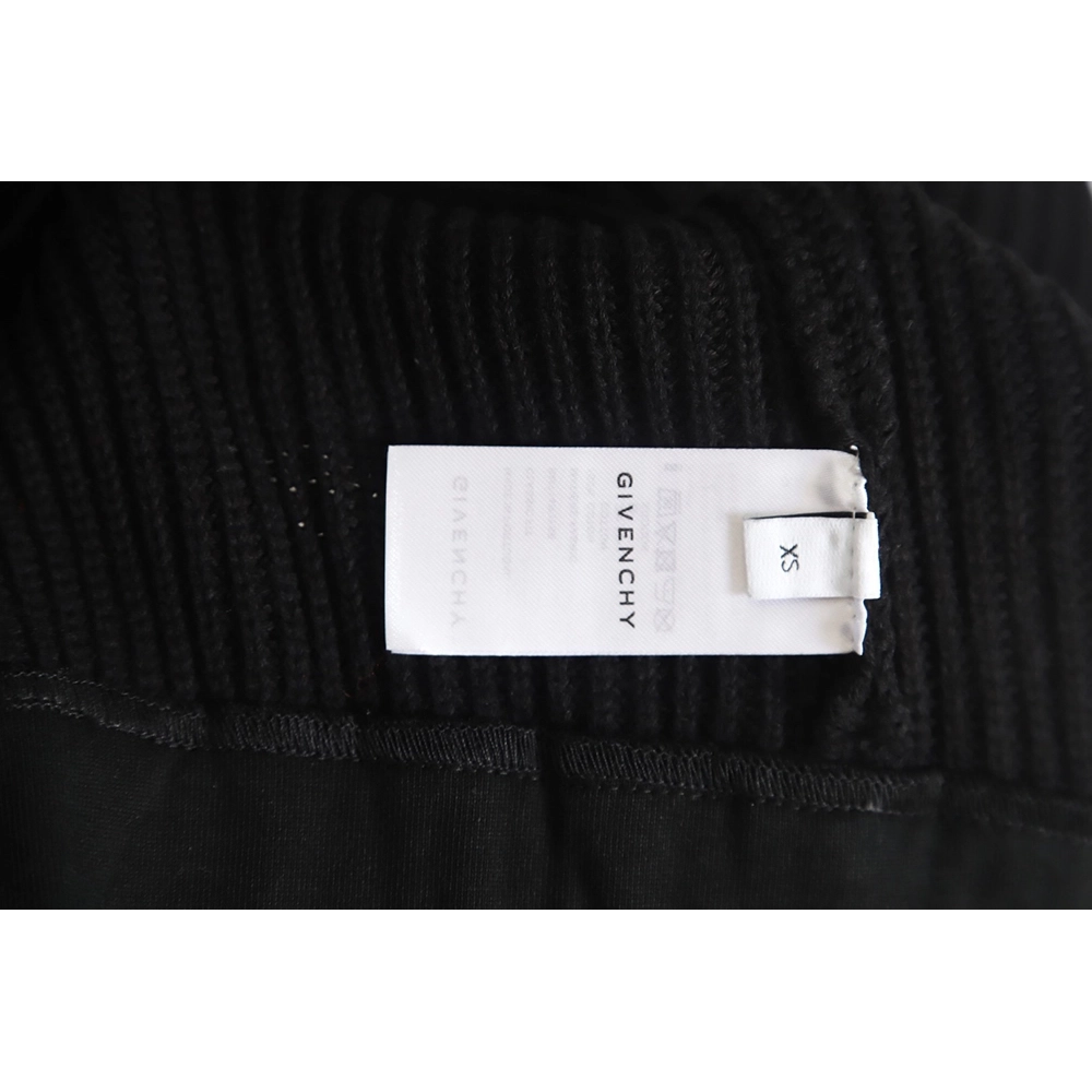 Givenchy heavytech knitted sweater patchwork jacket,Givenchy Jacket,Jacket,APPAREL