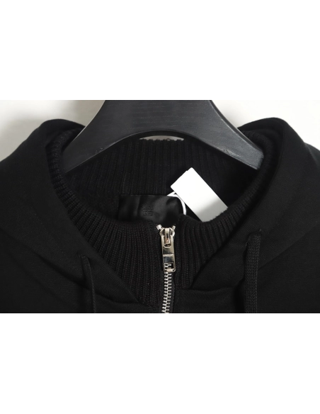 Givenchy heavytech knitted sweater patchwork jacket,Givenchy Jacket,Jacket,APPAREL