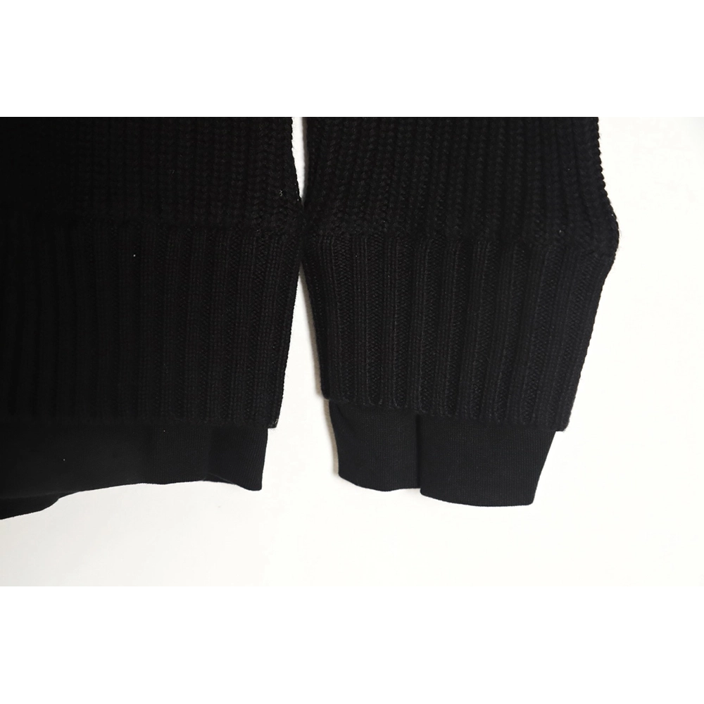 Givenchy heavytech knitted sweater patchwork jacket,Givenchy Jacket,Jacket,APPAREL