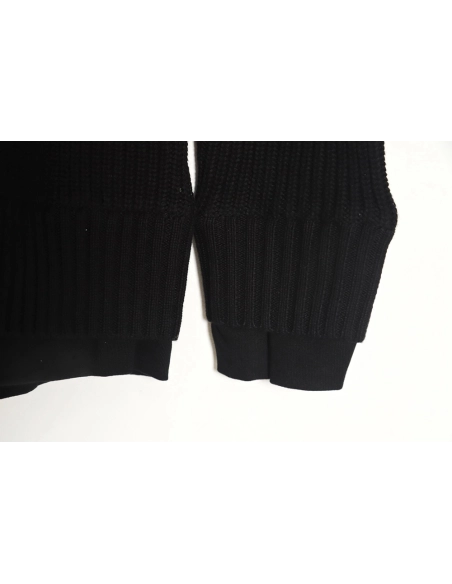 Givenchy heavytech knitted sweater patchwork jacket,Givenchy Jacket,Jacket,APPAREL