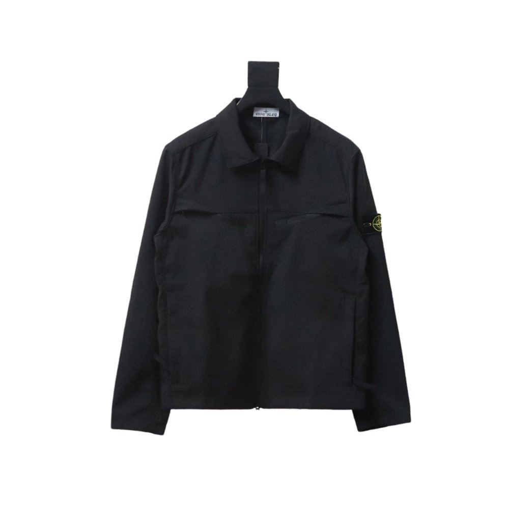 Stone Island solid color jacket,Stone Island Jacket,Jacket,APPAREL