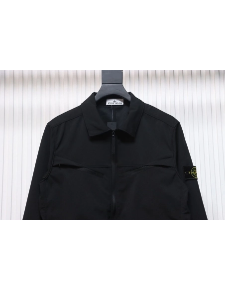 Stone Island solid color jacket,Stone Island Jacket,Jacket,APPAREL