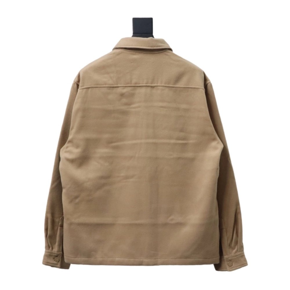 Louis Vuitton Doublefaced cashmere khaki jacket,Louis Vuitton Jacket,Jacket,APPAREL