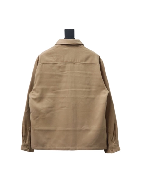 Louis Vuitton Doublefaced cashmere khaki jacket,Louis Vuitton Jacket,Jacket,APPAREL