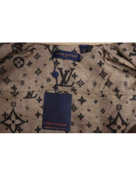 Louis Vuitton Doublefaced cashmere khaki jacket,Louis Vuitton Jacket,Jacket,APPAREL