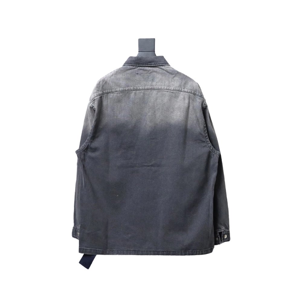 Prada Denim ZipUp Jacket,Prada Jacket,Jacket,APPAREL