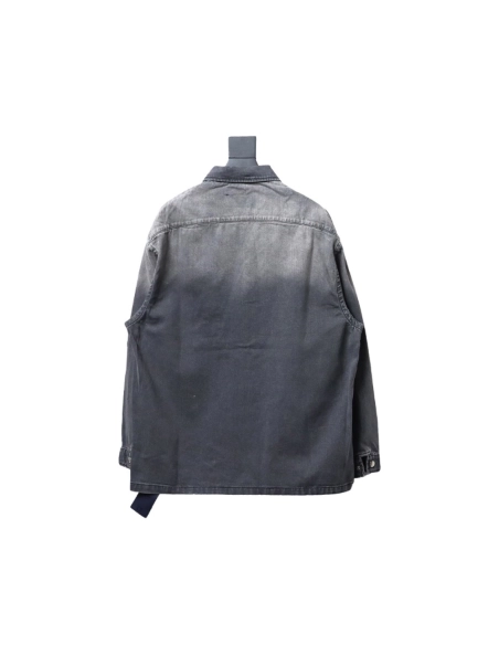 Prada Denim ZipUp Jacket,Prada Jacket,Jacket,APPAREL