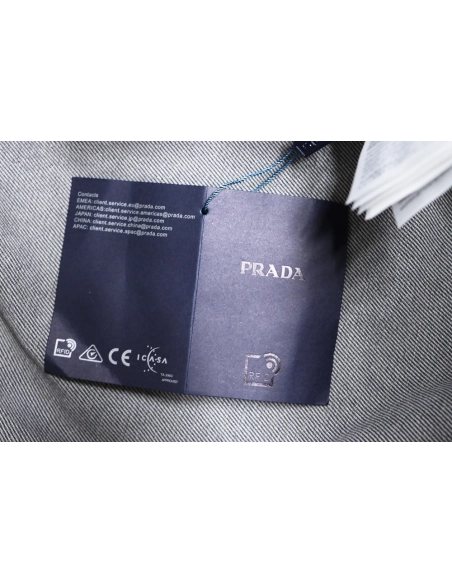 Prada Denim ZipUp Jacket,Prada Jacket,Jacket,APPAREL
