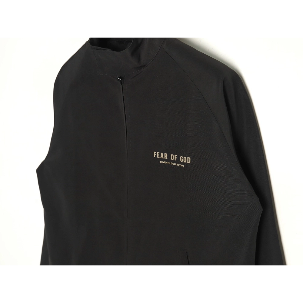 Fear of God Flocked Jacket Coach Jacket,Fear of God Jacket,Jacket,APPAREL