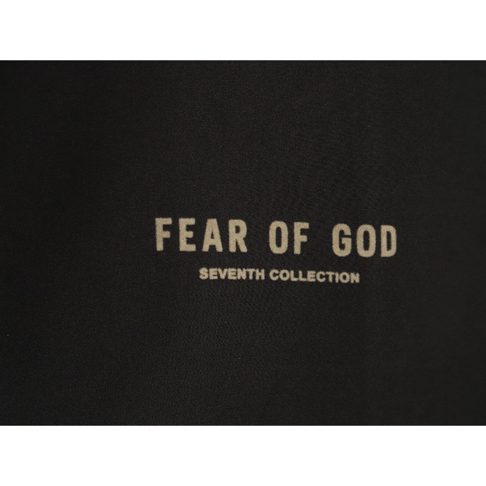 Fear of God Flocked Jacket Coach Jacket,Fear of God Jacket,Jacket,APPAREL