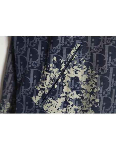 Dior all over print monogram zip up jacket,Dior Jacket,Jacket,APPAREL