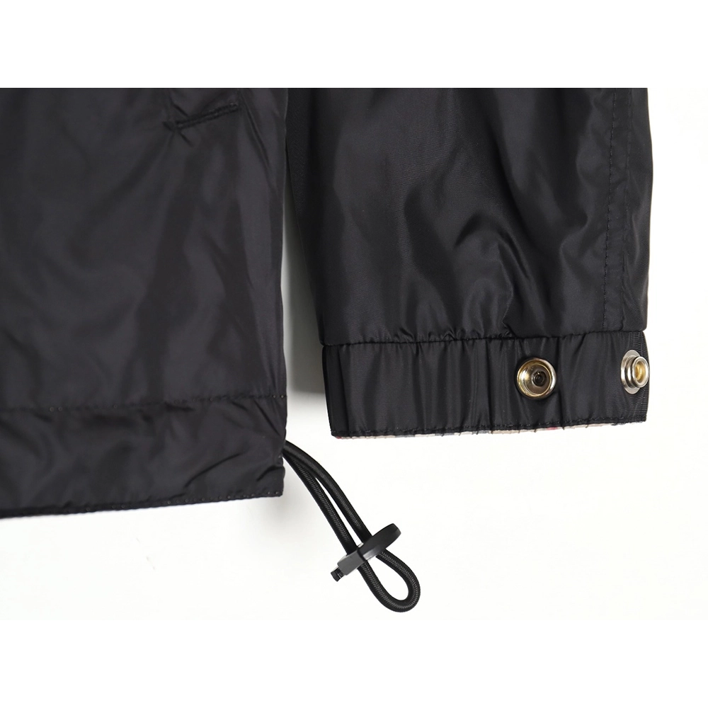 Burberry Check reversible hooded jacket,Burberry Jacket,Jacket,APPAREL