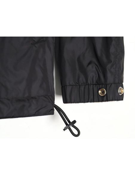 Burberry Check reversible hooded jacket,Burberry Jacket,Jacket,APPAREL