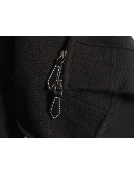 Burberry Check Hood Panel Double Zip Hooded Jacket TSK1,Burberry Jacket,Jacket,APPAREL