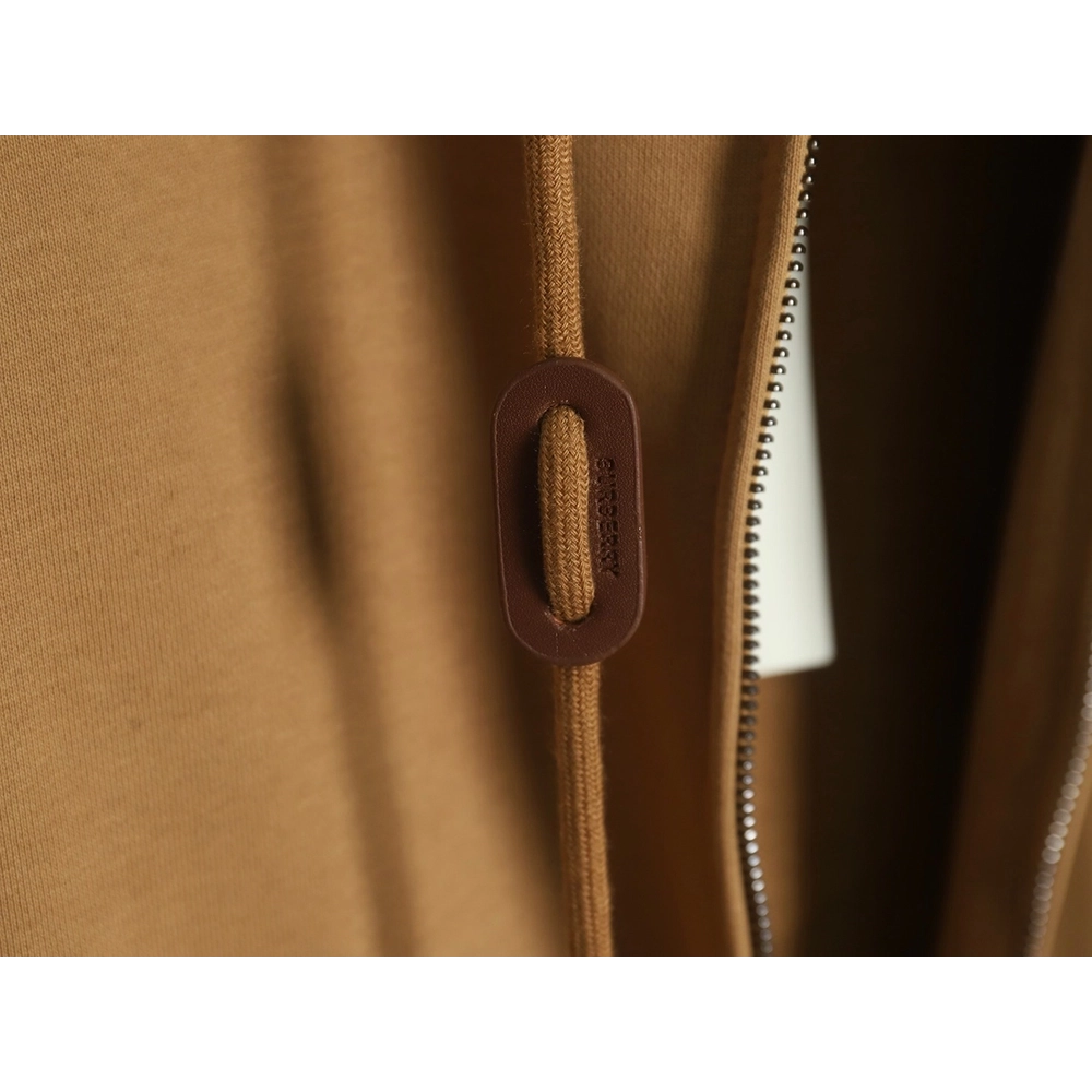 Burberry Check Hood Panel Double Zip Hooded Jacket,Burberry Jacket,Jacket,APPAREL