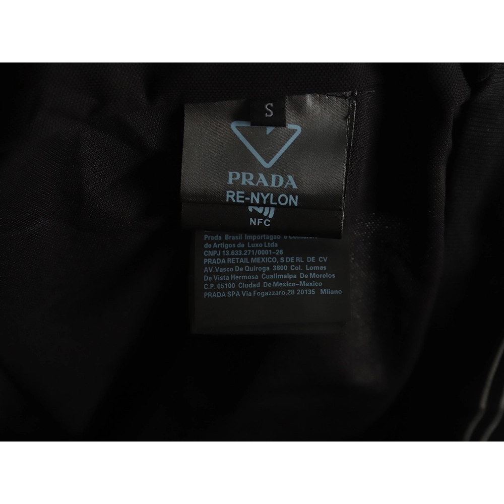 Prada triangle logo stand collar zipup jacket,Prada Jacket,Jacket,APPAREL