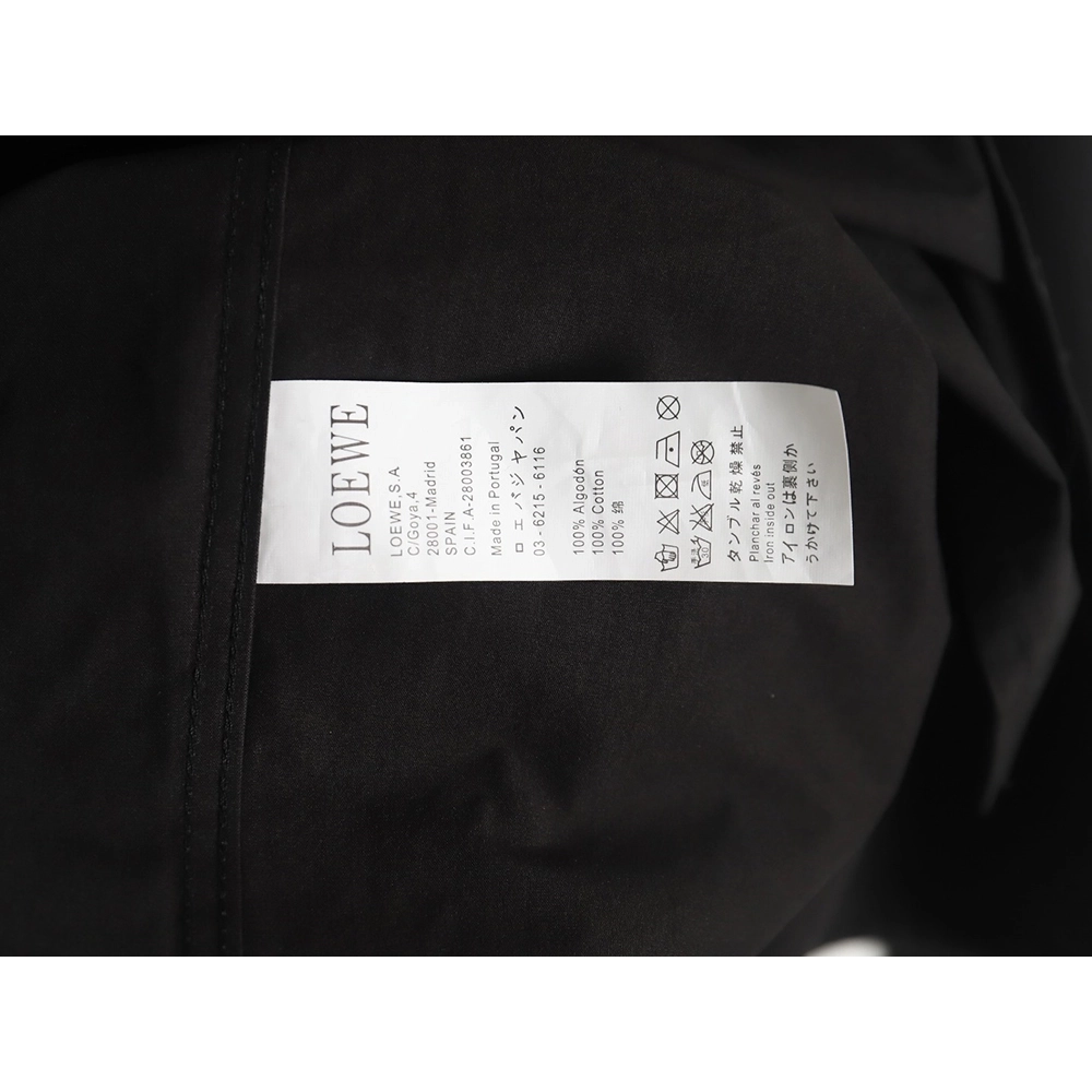 Loewe classic embroidered fluorescent pink logo shirt jacket,Loewe Jacket,Jacket,APPAREL