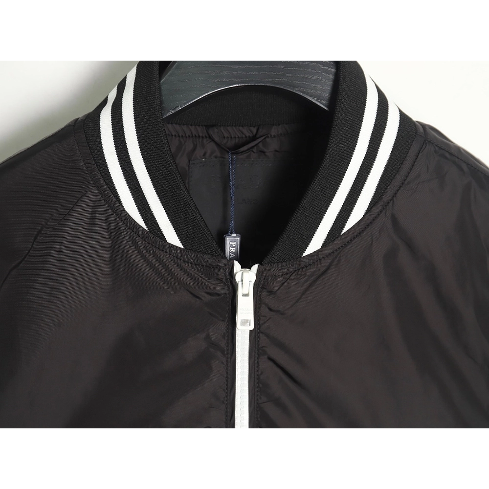 Prada triangle logo webbing woven zipup jacket,Prada Jacket,Jacket,APPAREL