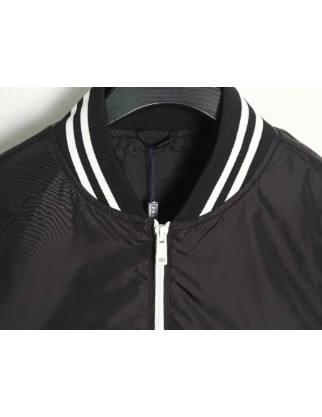 Prada triangle logo webbing woven zipup jacket,Prada Jacket,Jacket,APPAREL