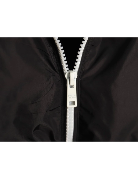Prada triangle logo webbing woven zipup jacket,Prada Jacket,Jacket,APPAREL