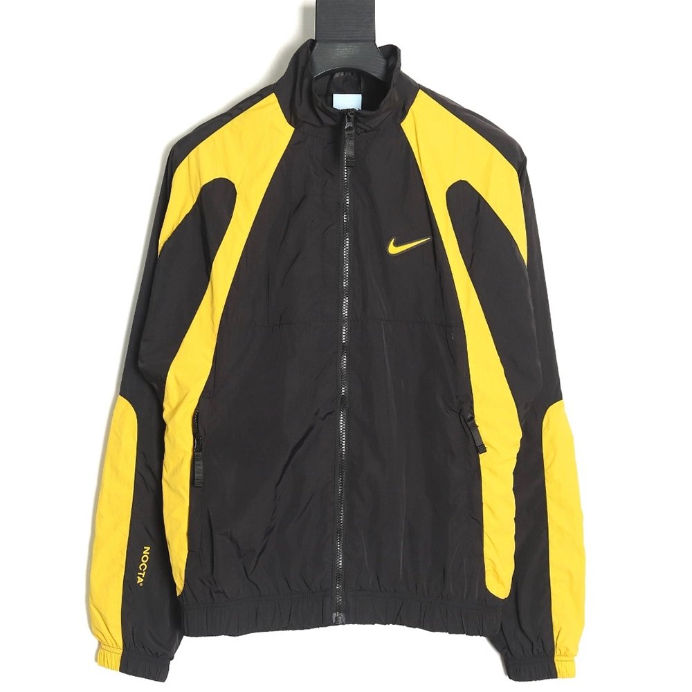 Nike x Drake NOCTA Series Contrast Color Stand Collar Jacket TSK1,Nike Jacket,Jacket,APPAREL