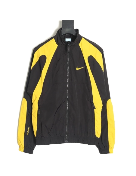 Nike x Drake NOCTA Series Contrast Color Stand Collar Jacket TSK1,Nike Jacket,Jacket,APPAREL