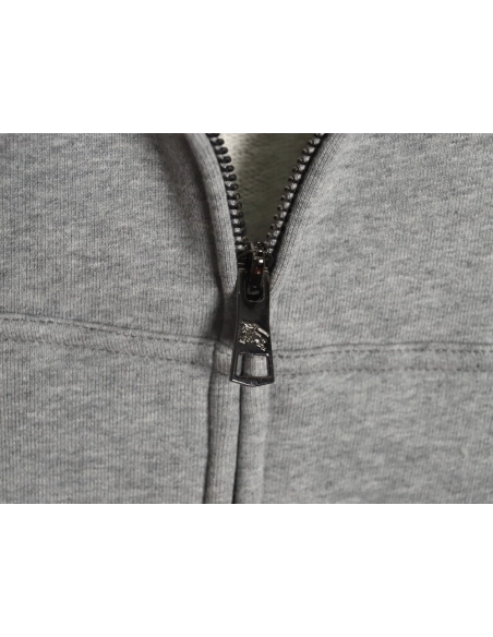 Burberry Warhorse Logo Embroidered Hooded Jacket,Burberry Jacket,Jacket,APPAREL