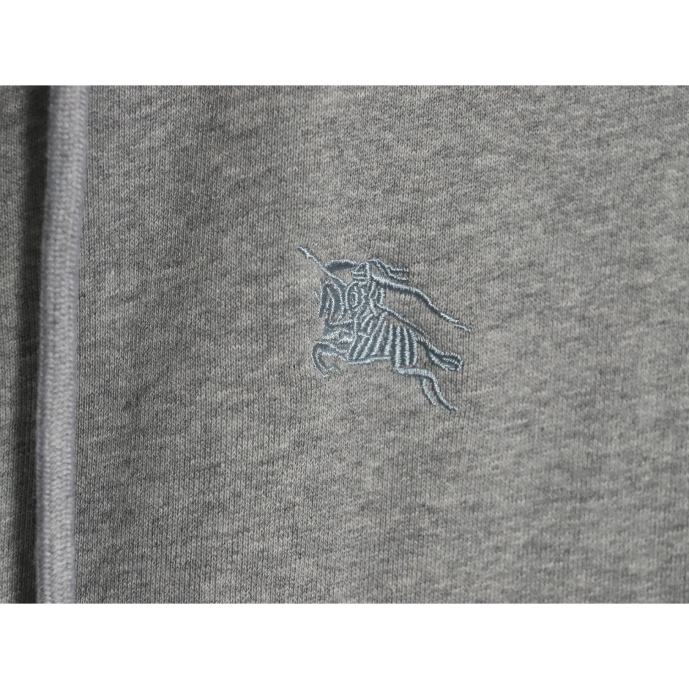 Burberry Warhorse Logo Embroidered Hooded Jacket,Burberry Jacket,Jacket,APPAREL