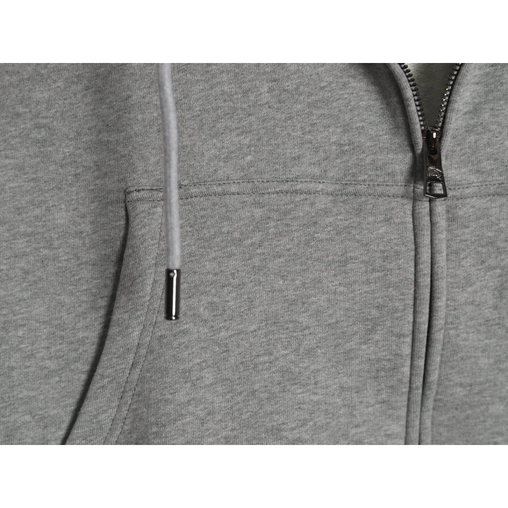 Burberry Warhorse Logo Embroidered Hooded Jacket,Burberry Jacket,Jacket,APPAREL